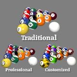 3D Model - Billiard Balls Collection