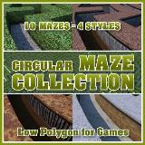 3D Model - Circular Maze Collection